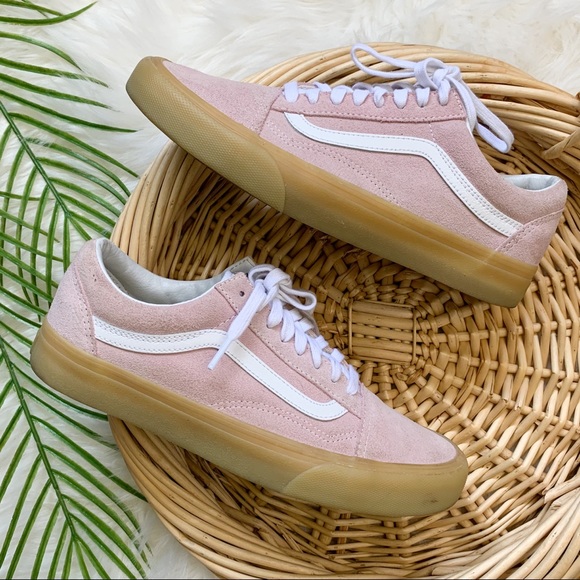 light gum old skool shoes